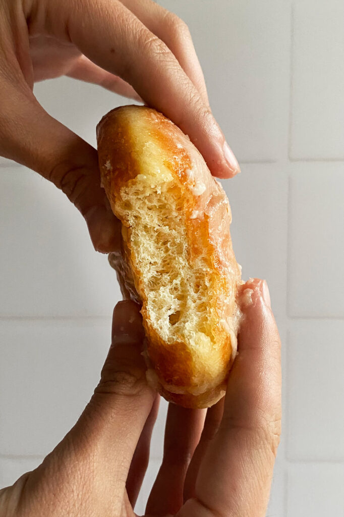 The best Vanilla bean glazed doughnuts