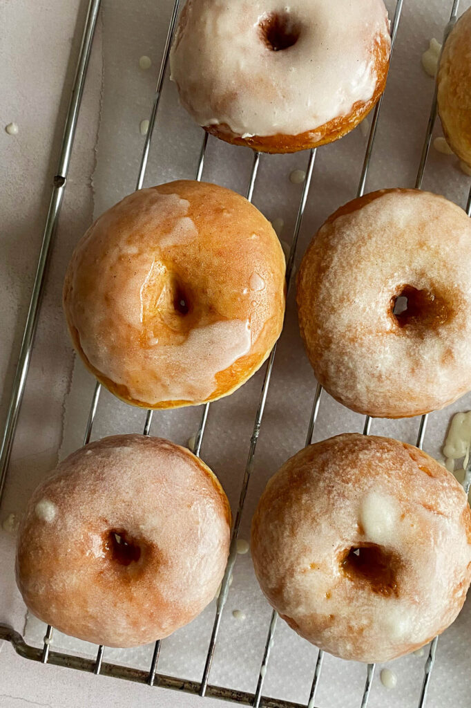 Vanilla bean glazed doughnuts recipe