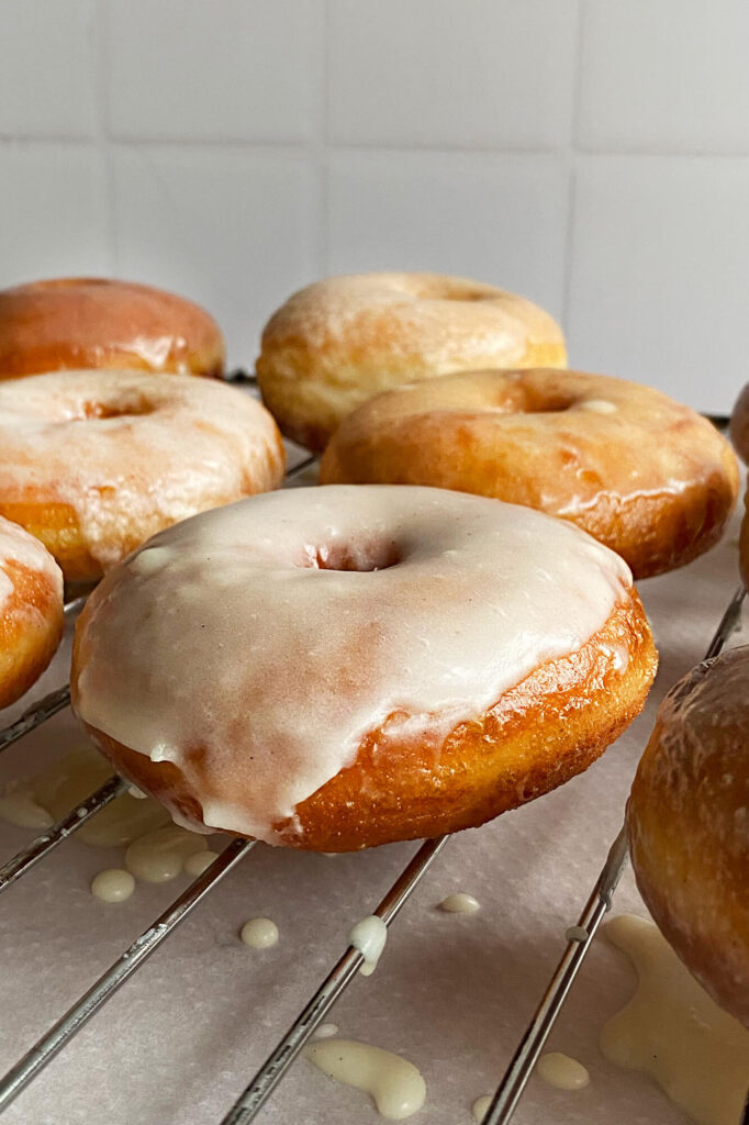 Declicious Vanilla bean glazed doughnuts